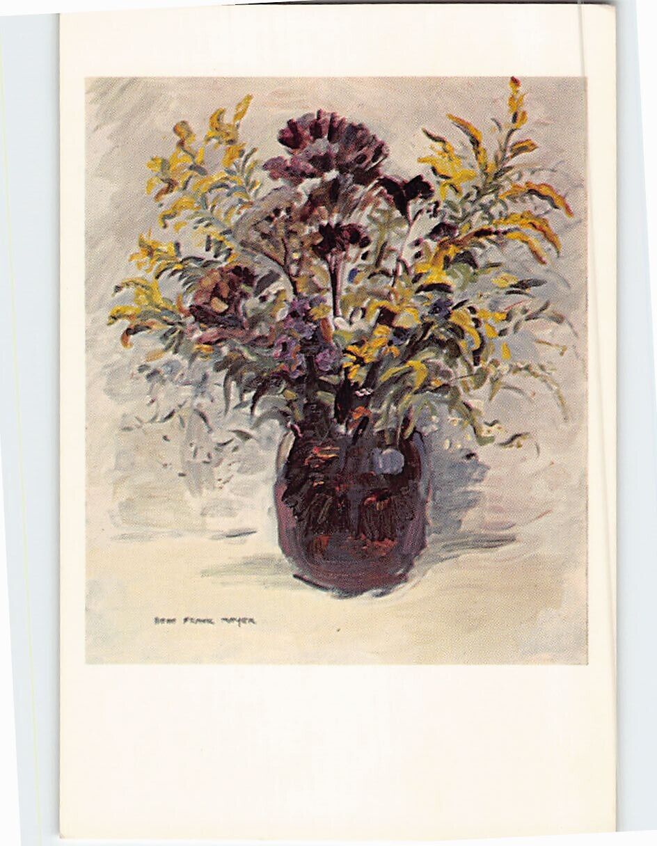 Postcard Wildflowers #3 By Bena Frank Mayer