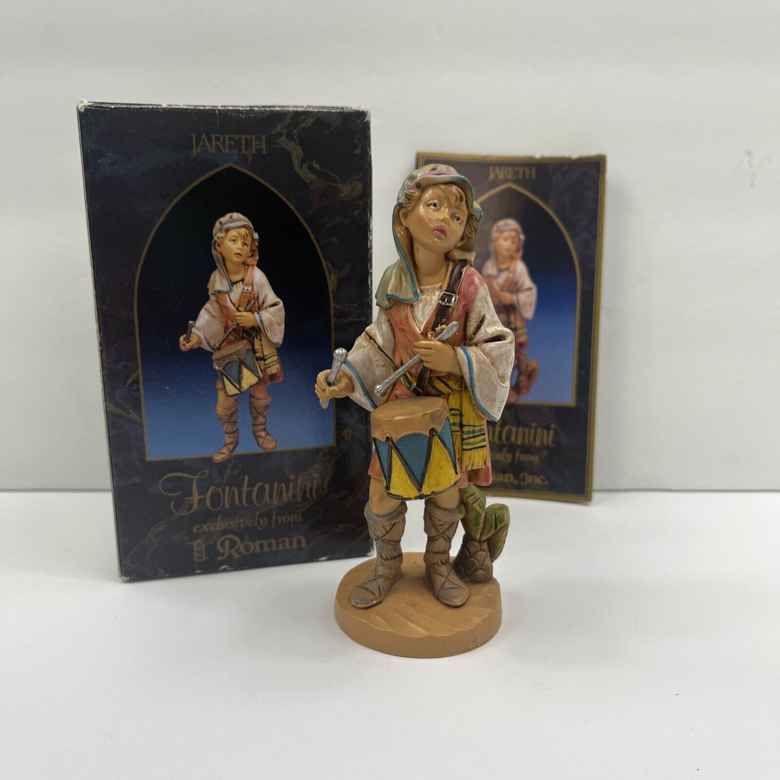 Fontanini Jareth The Drummer Boy Heirloom Nativity Village Figurine 1992 55103