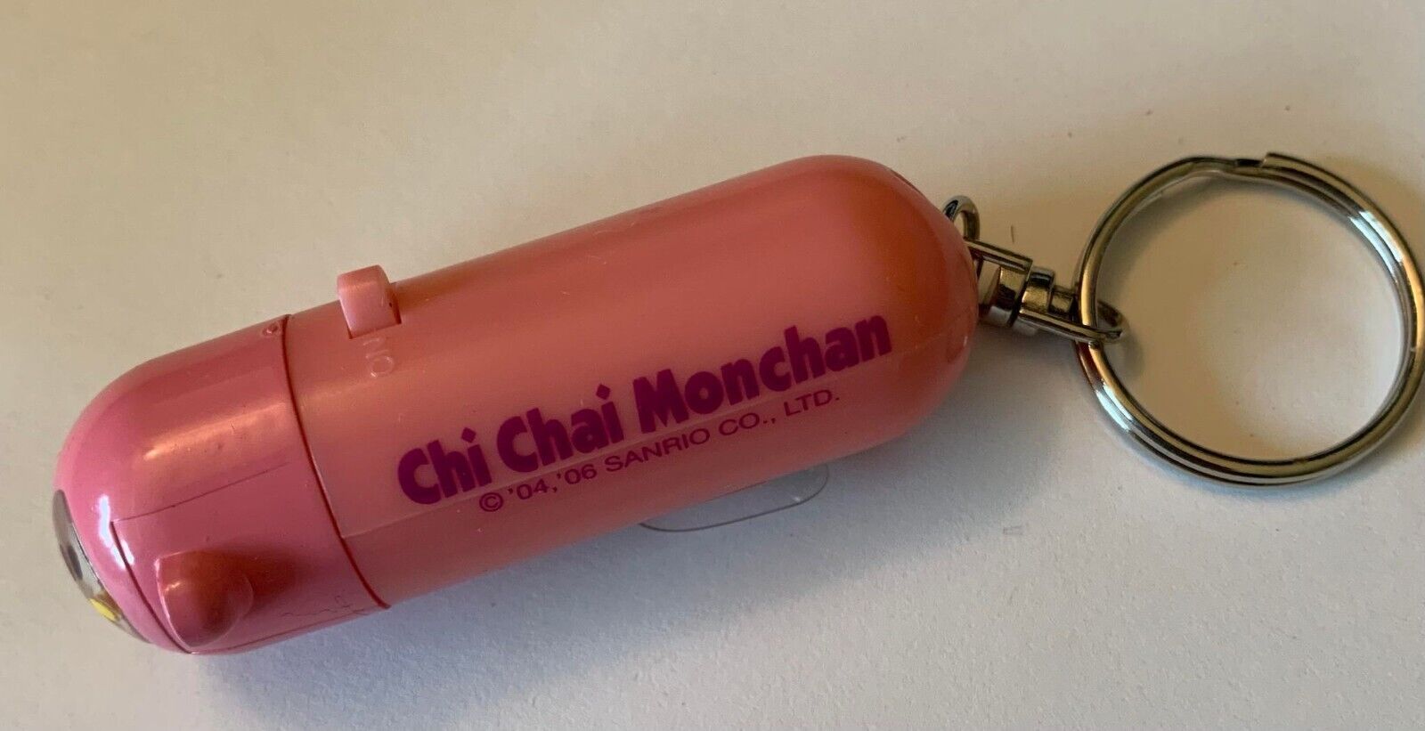 2006 Sanrio Chi Chai Monchan Monkey Flashlight Keychain New