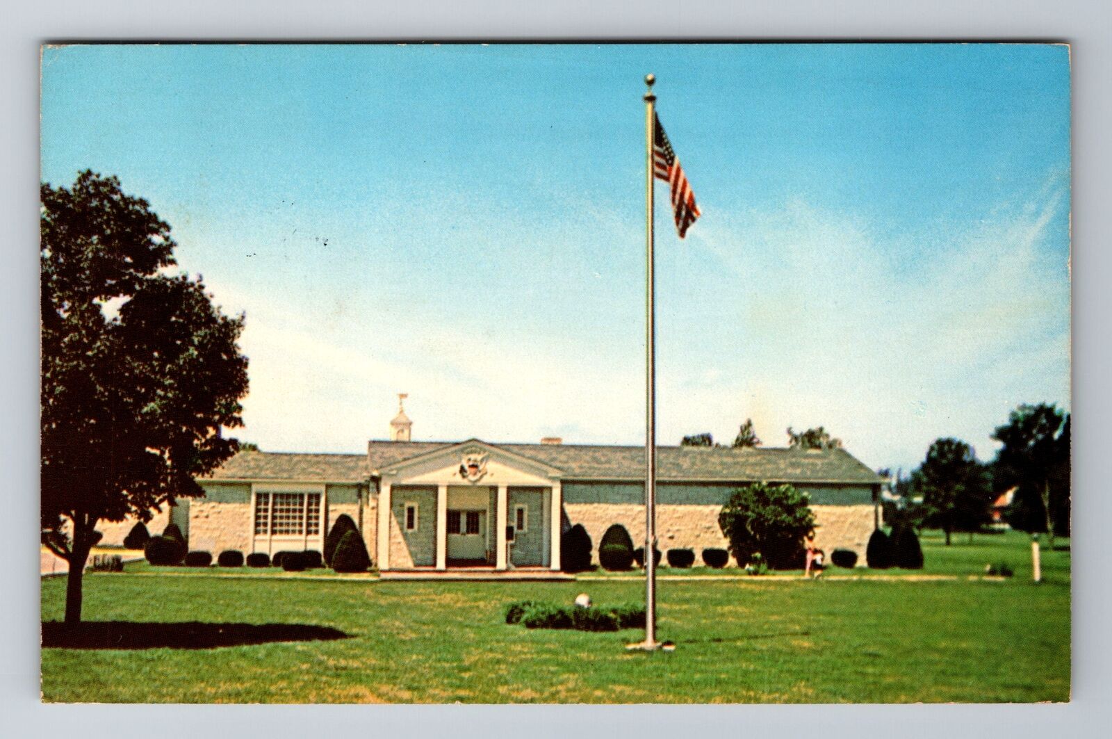 West Branch IA-Iowa, Herbert Hoover Presidential Library, Vintage c1919 Postcard