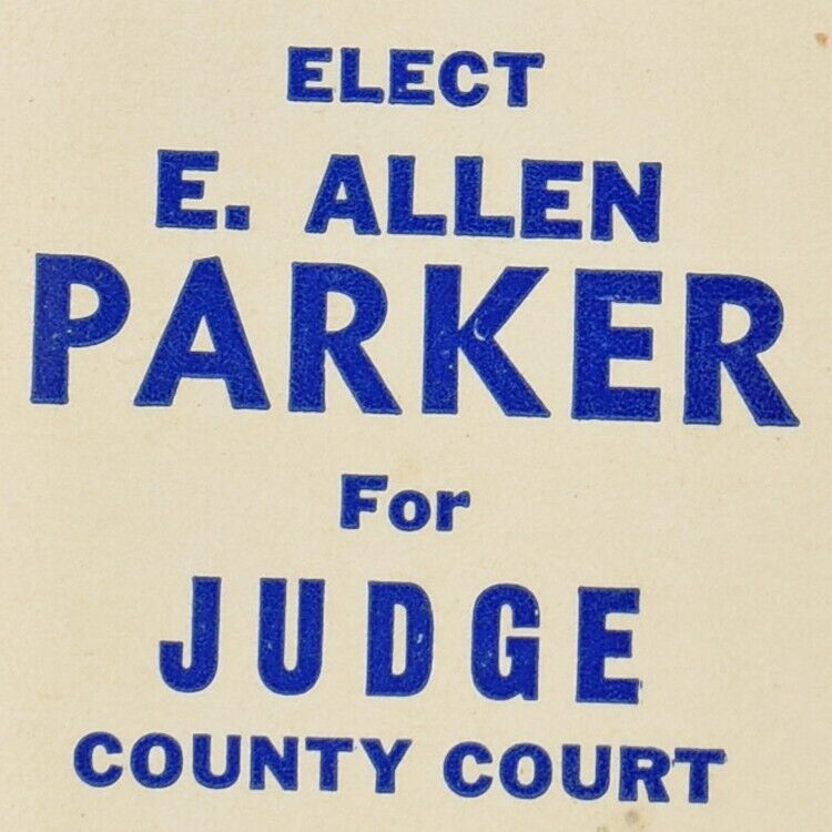 1950s E Allen Parker Republican Judge Cincinnati Hamilton County Illinois