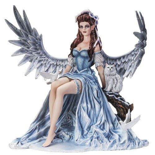 PT Pacific Giftware Winter Angel Fairy in Pale Blue Gown