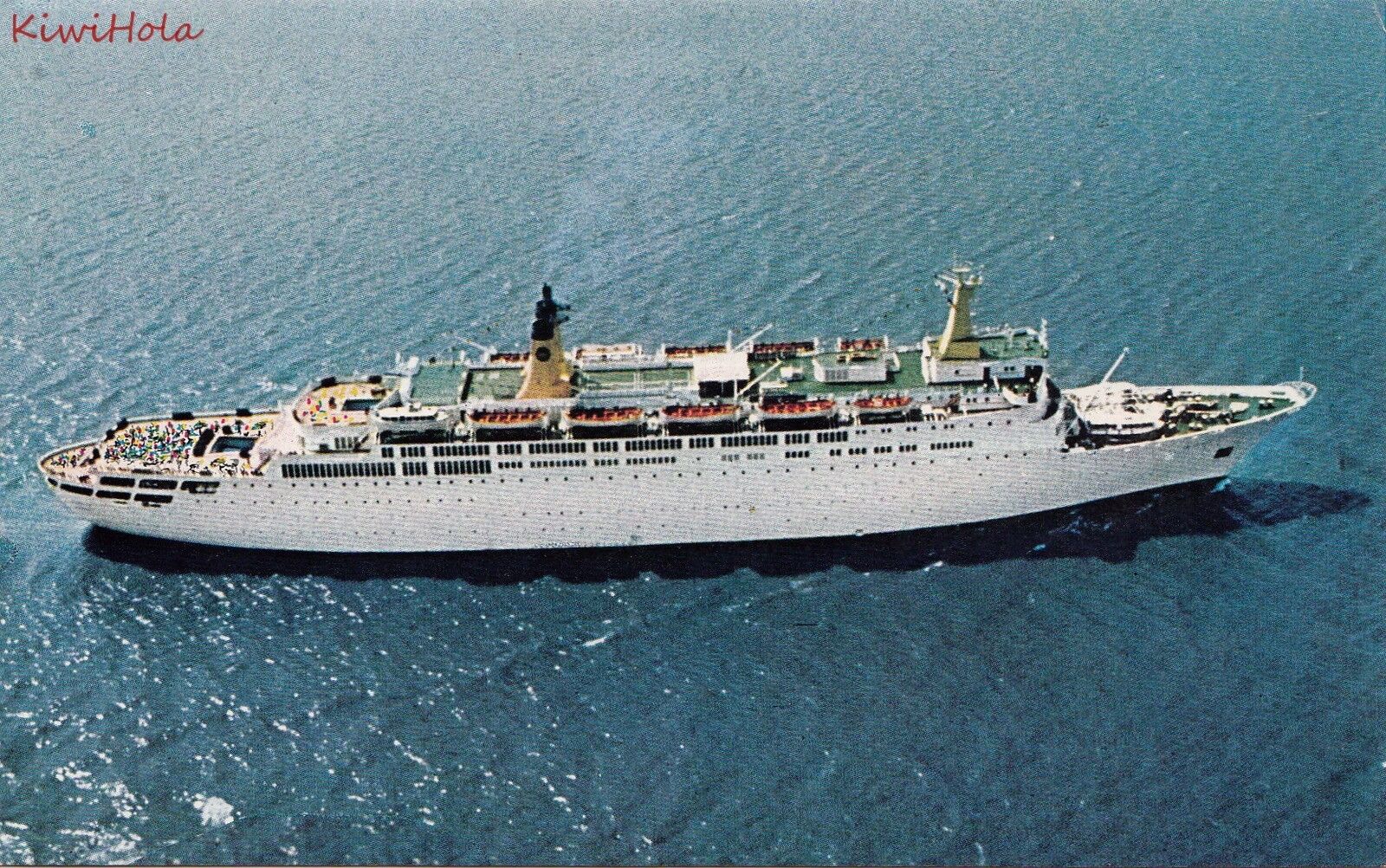 Postcard Ship Home Lines SS Doric