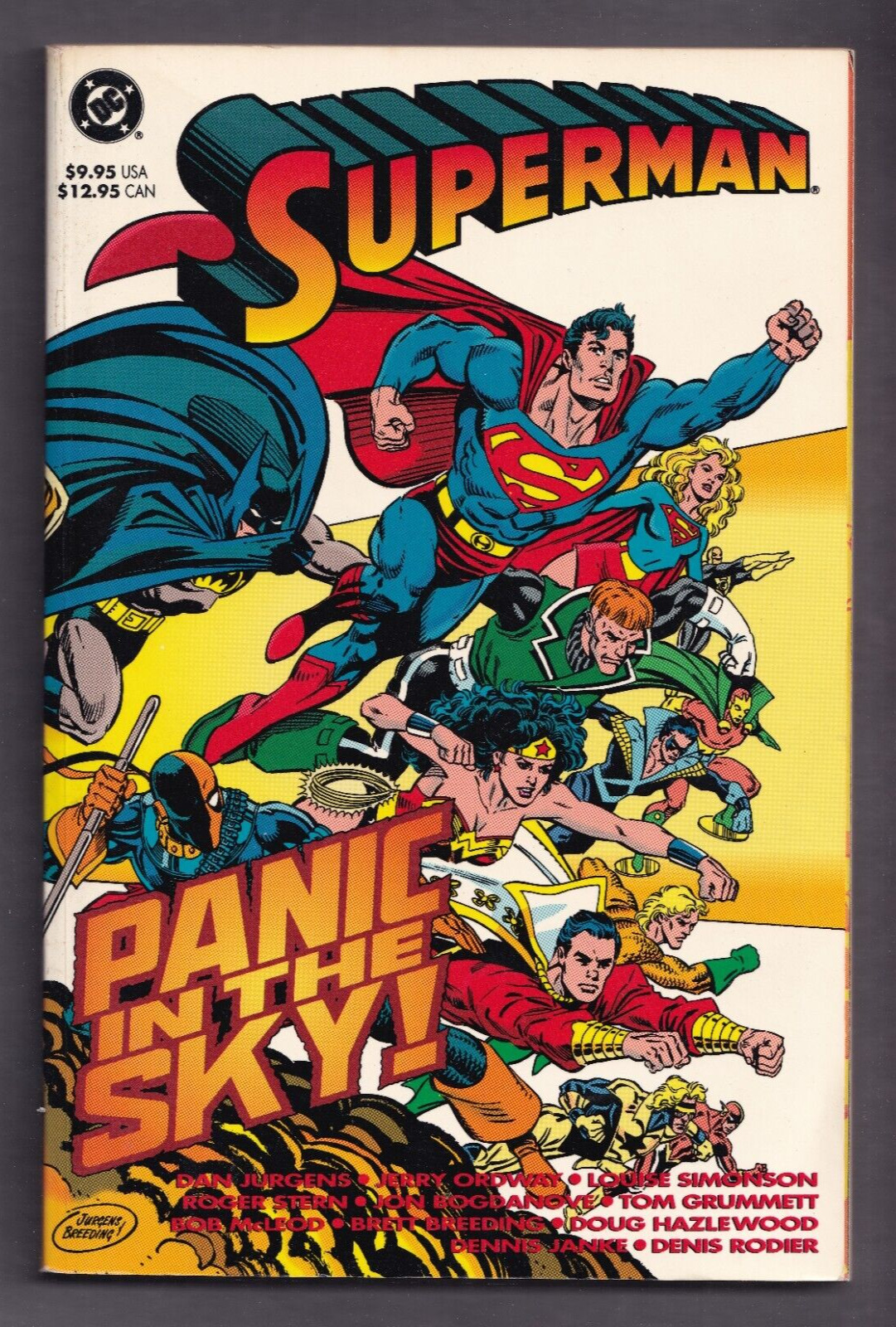 Superman: Panic in the Sky DC Comics 1993 TPB VF+ (00308)