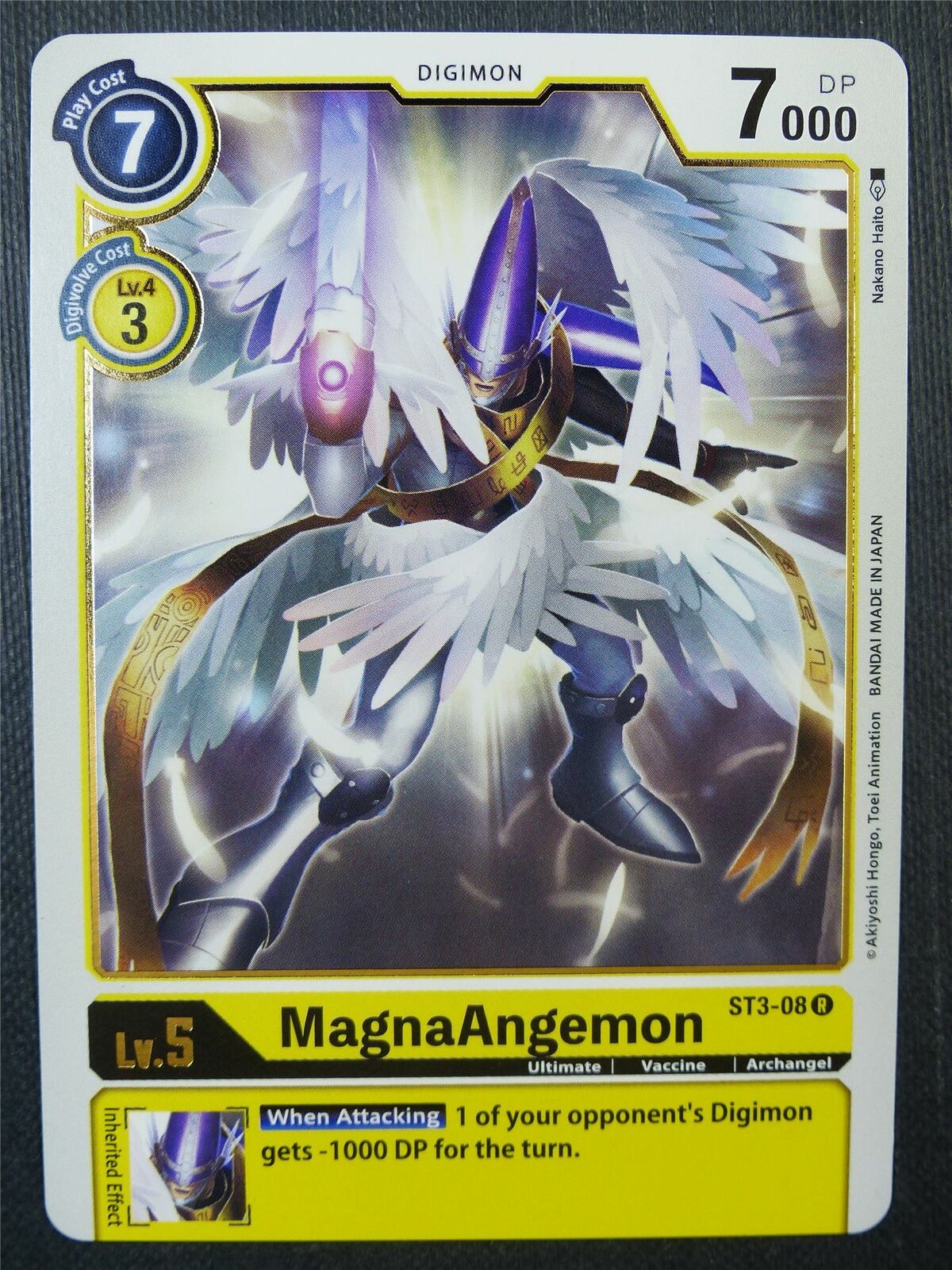 MagnaAngemon ST3-08 R - Digimon Card #8ZO