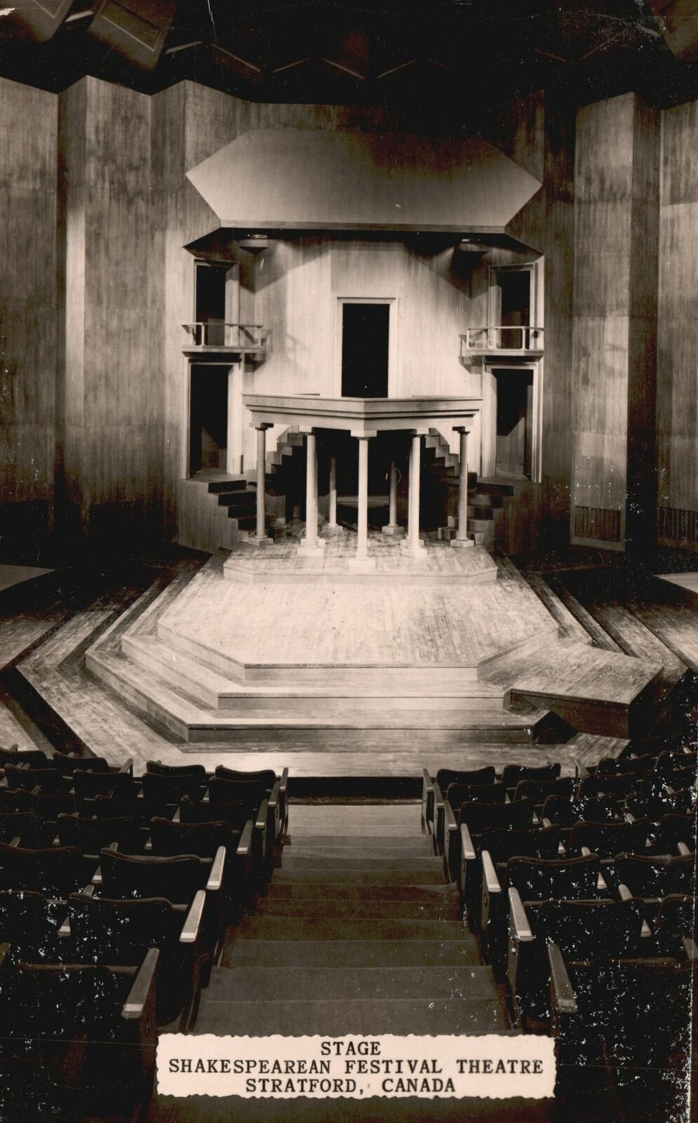Vintage Postcard 1900's Stage Shakespeare Festival Theatre Stratford Canada RPPC