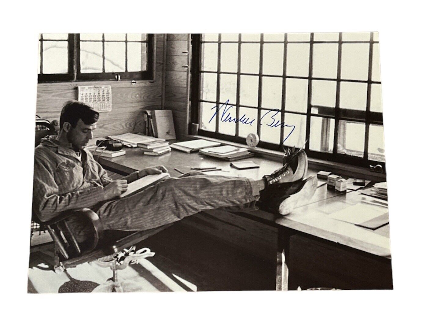 Wendell Berry Autograph 8x10 Photo Author/Farmer/Activist RARE Signed In-Person