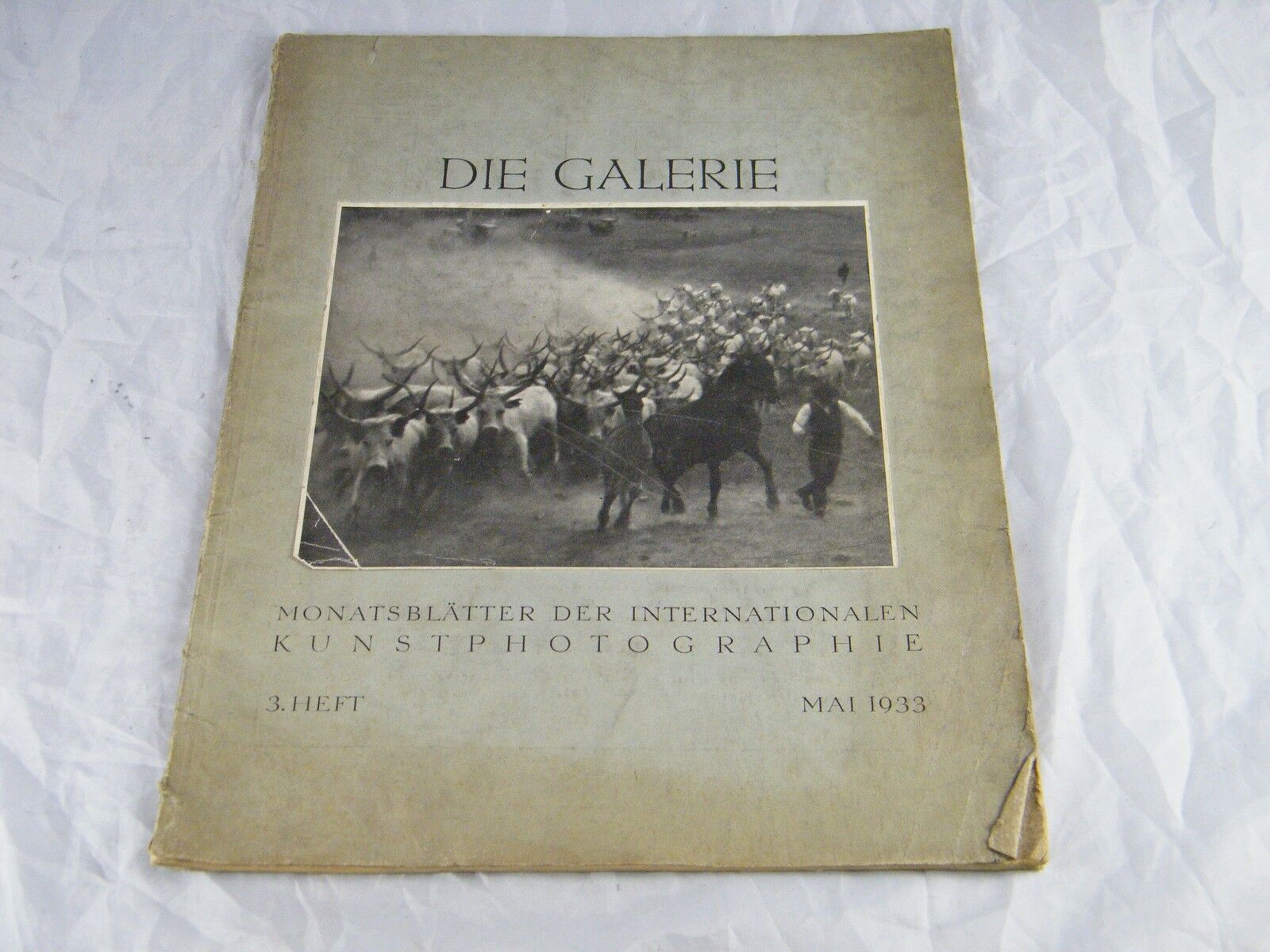 1933 DIE GALERIE MONATSBLATTER DER INTERNATIONALEN KUNSTPHOTOGRAPHIE