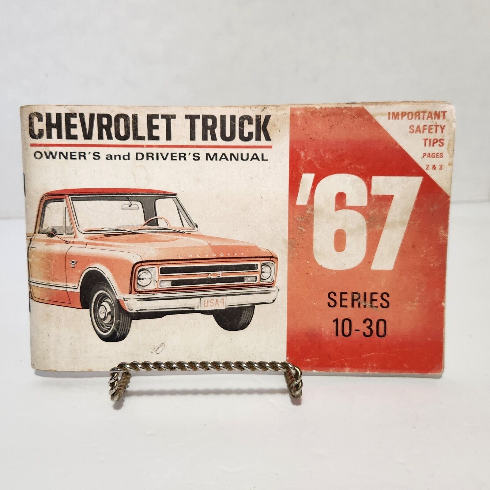 Vintage Original 1967 Chevrolet Truck Owner\'s and Driver\'s Manual Series 10-30
