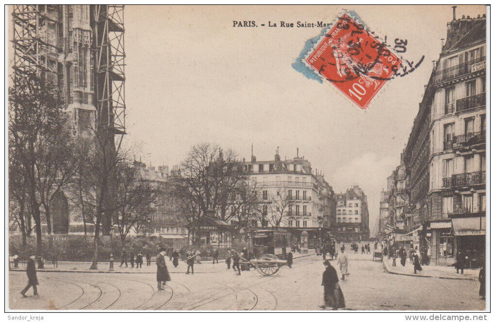 CPA - Paris - Rue Saint-Martin