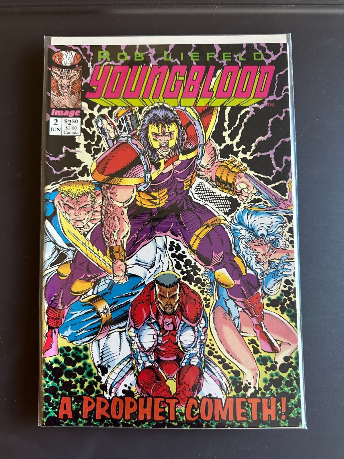 YOUNGBLOOD 2 IMAGE COMIC PINK 1ST APPEARANCE PROPHET LIEFELD 1992 High Grade