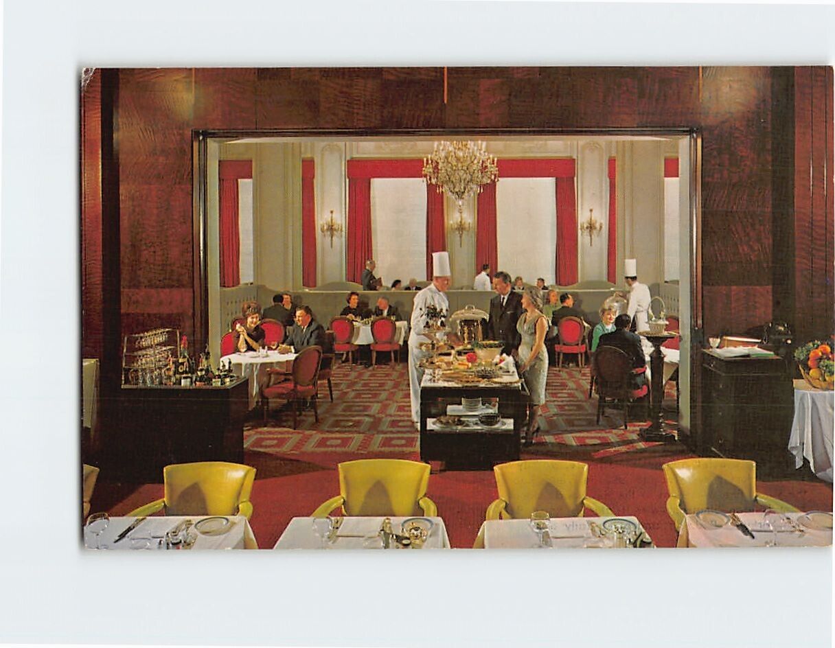 Postcard The French Room Clift Hotel San Francisco California USA