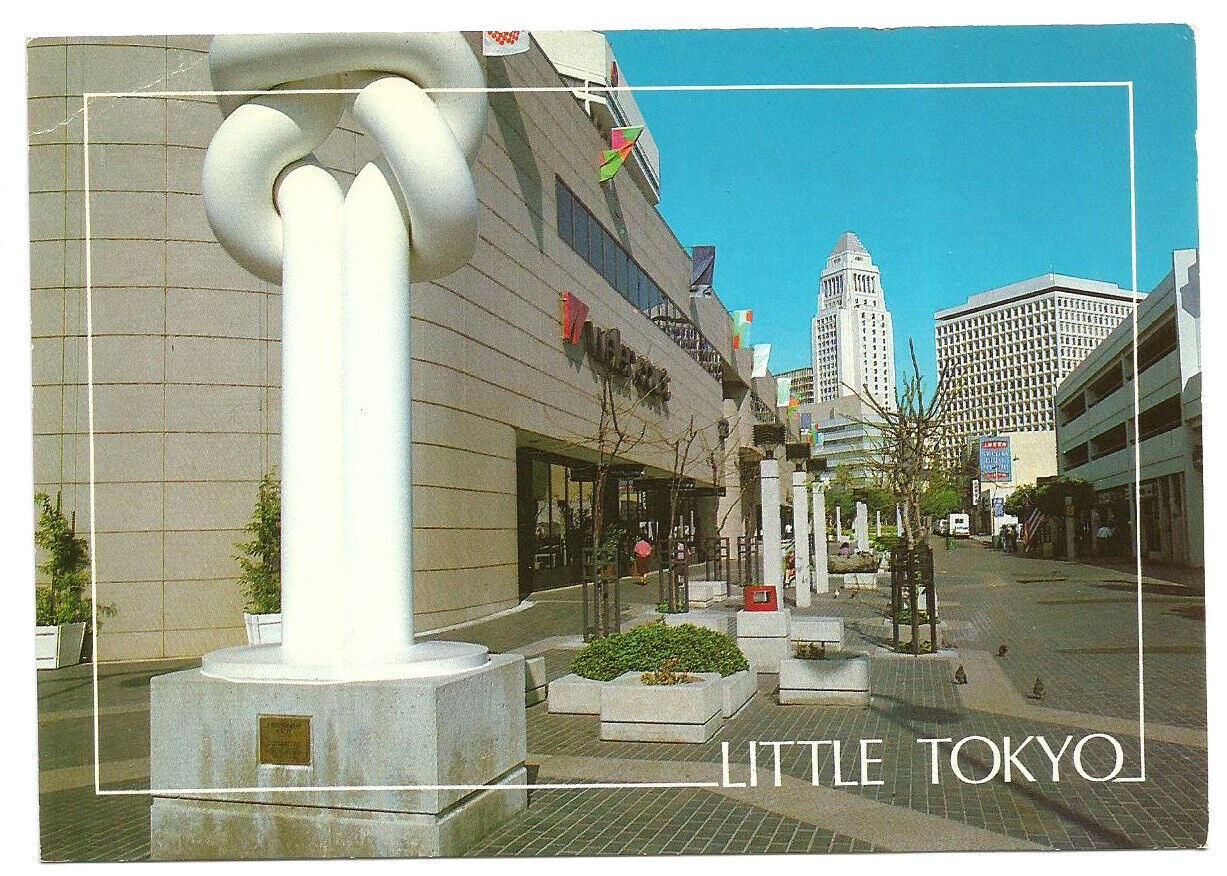 Los Angeles CA Postcard California Little Tokyo
