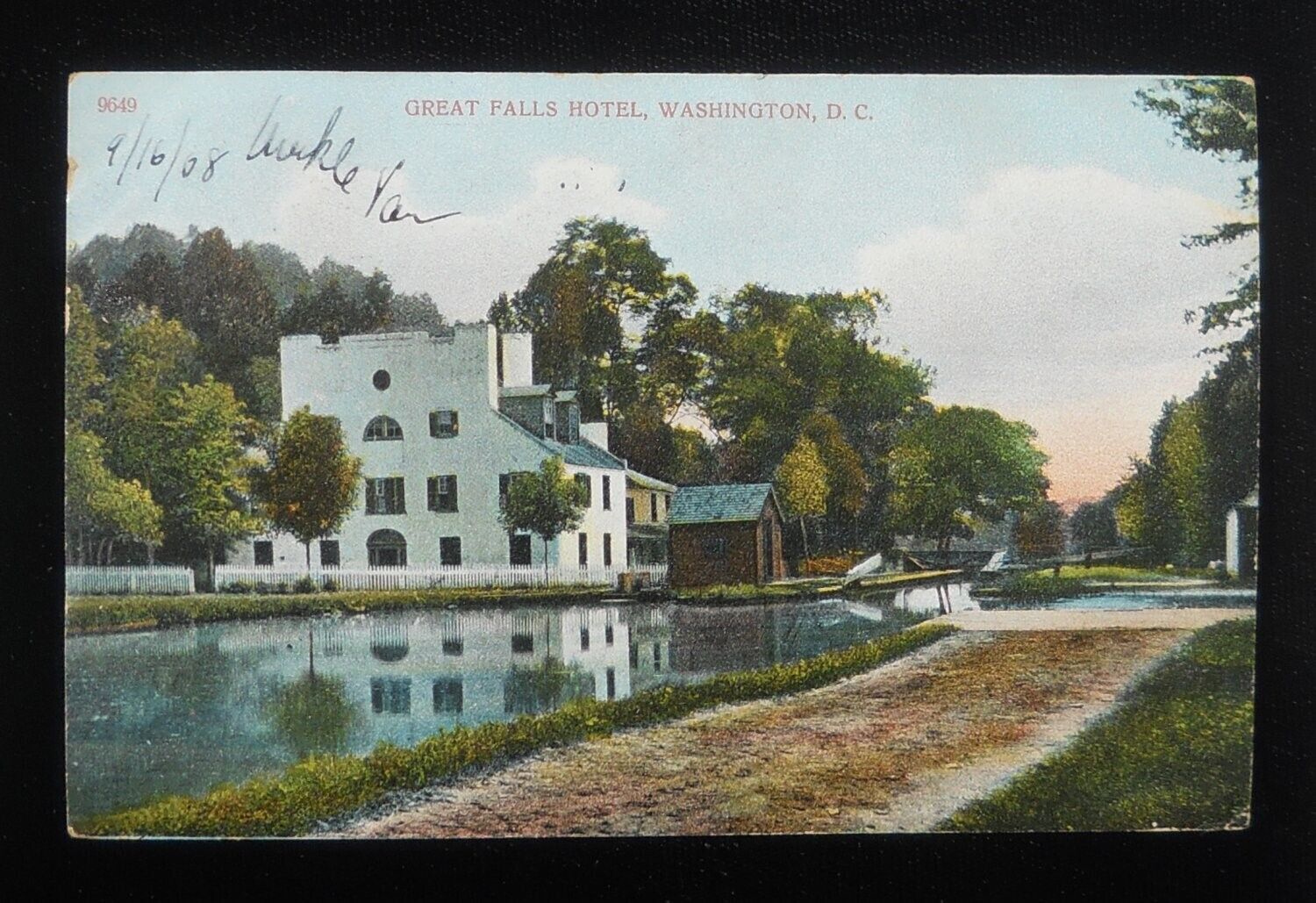 1908 Great Falls Hotel Washington DC Postcard District of Columbia