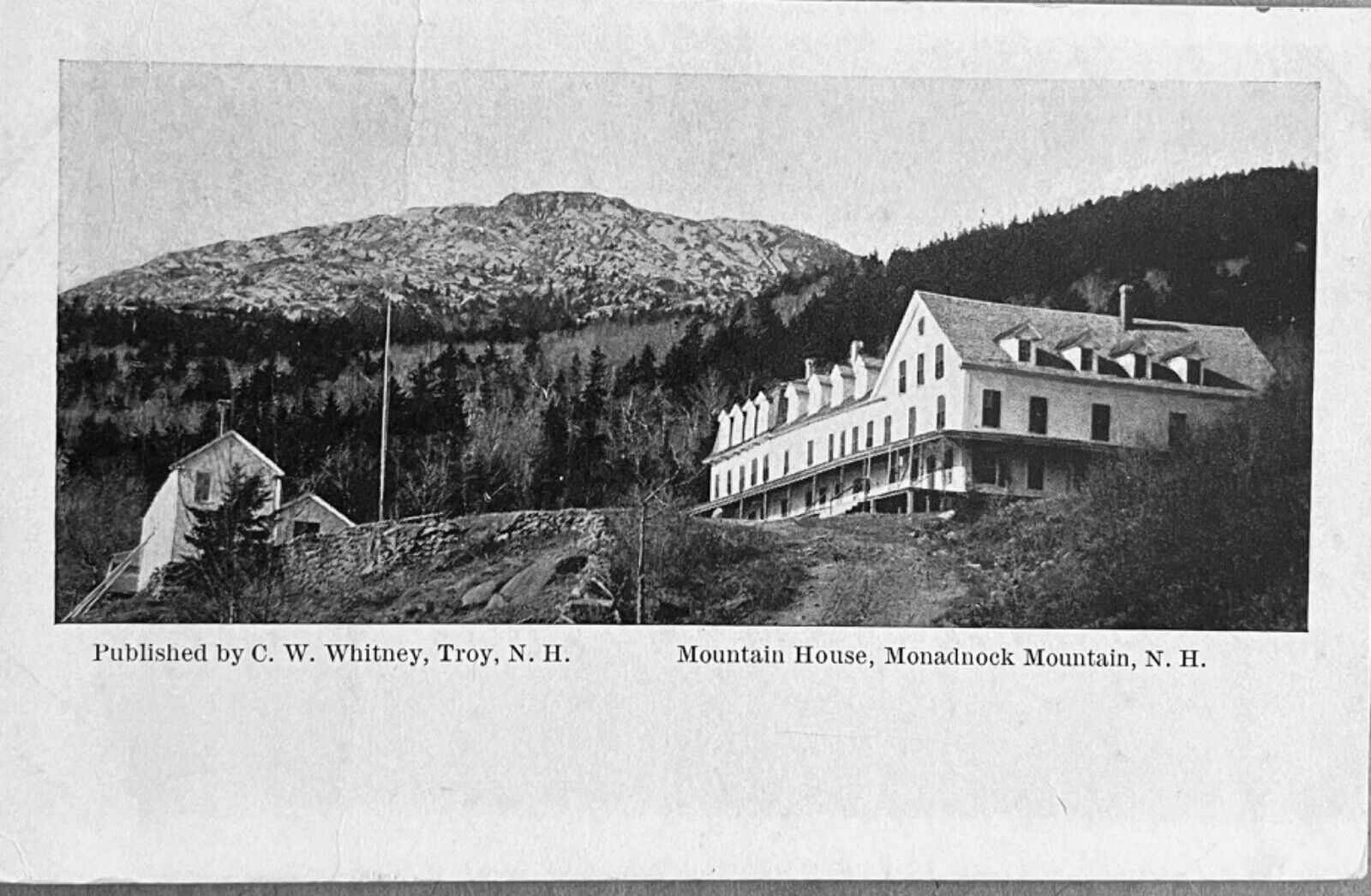 Monadnock Mountain Home New Hampshire Antique Postcard c1910