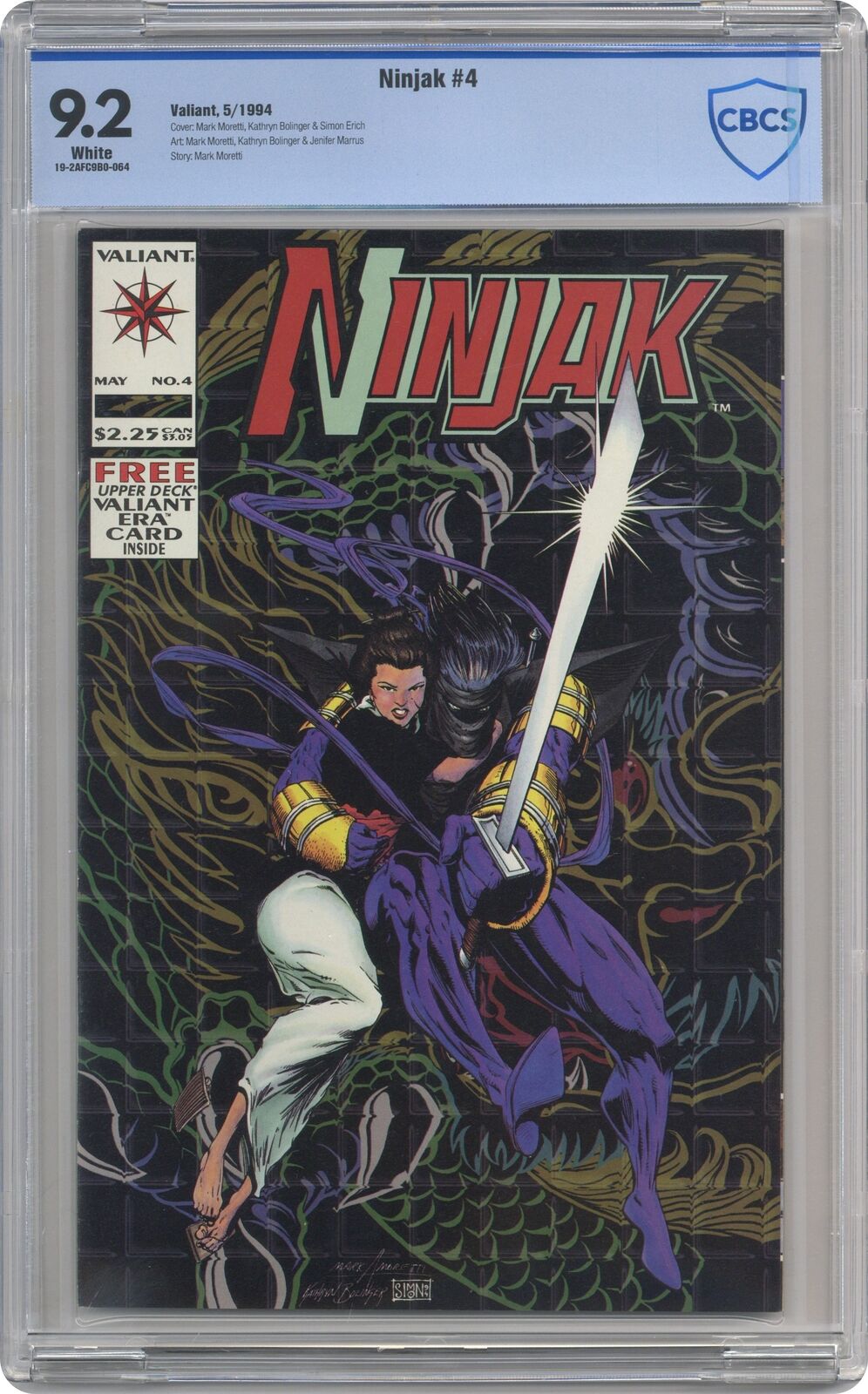 Ninjak #4 CBCS 9.2 1994 19-2AFC9B0-064