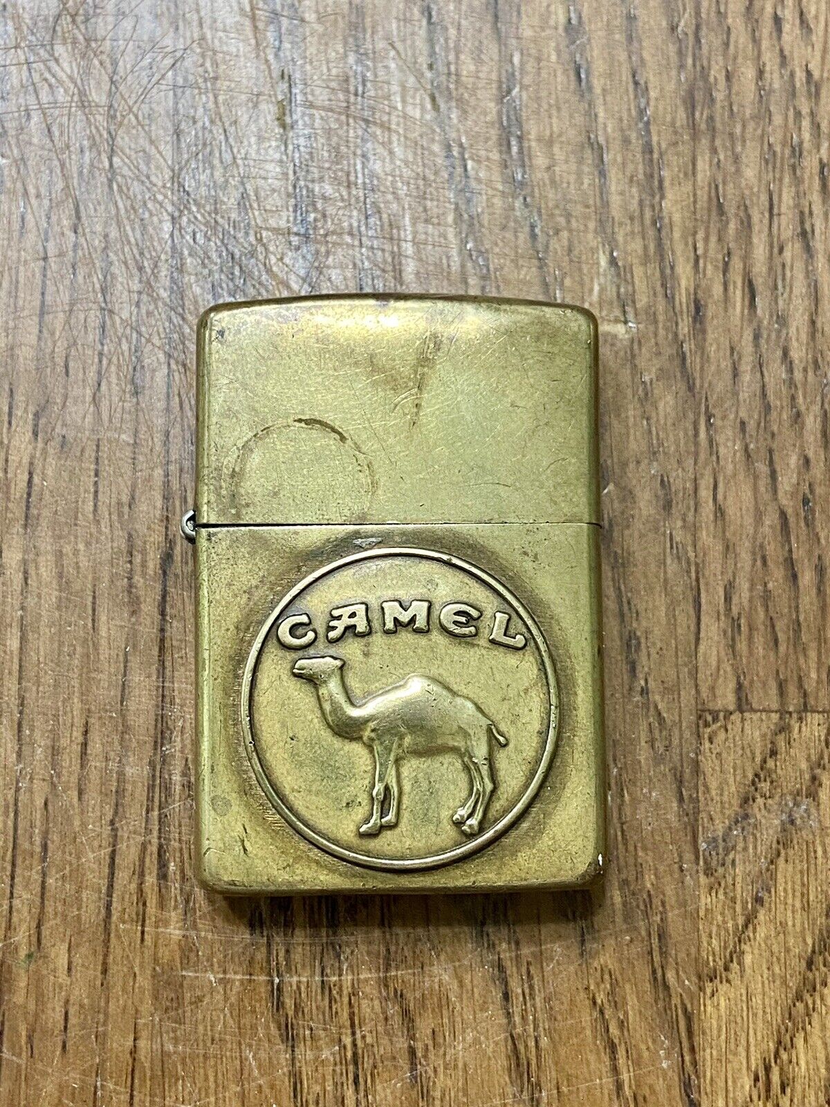 Rare Vintage 1932-1992 Joe Camel Brass Commemorative Emblem Zippo Lighter USA 