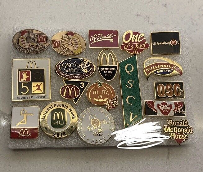 Vintage McDonald’s Pins $15 EACH INDIVIDUAL PIN Thank You