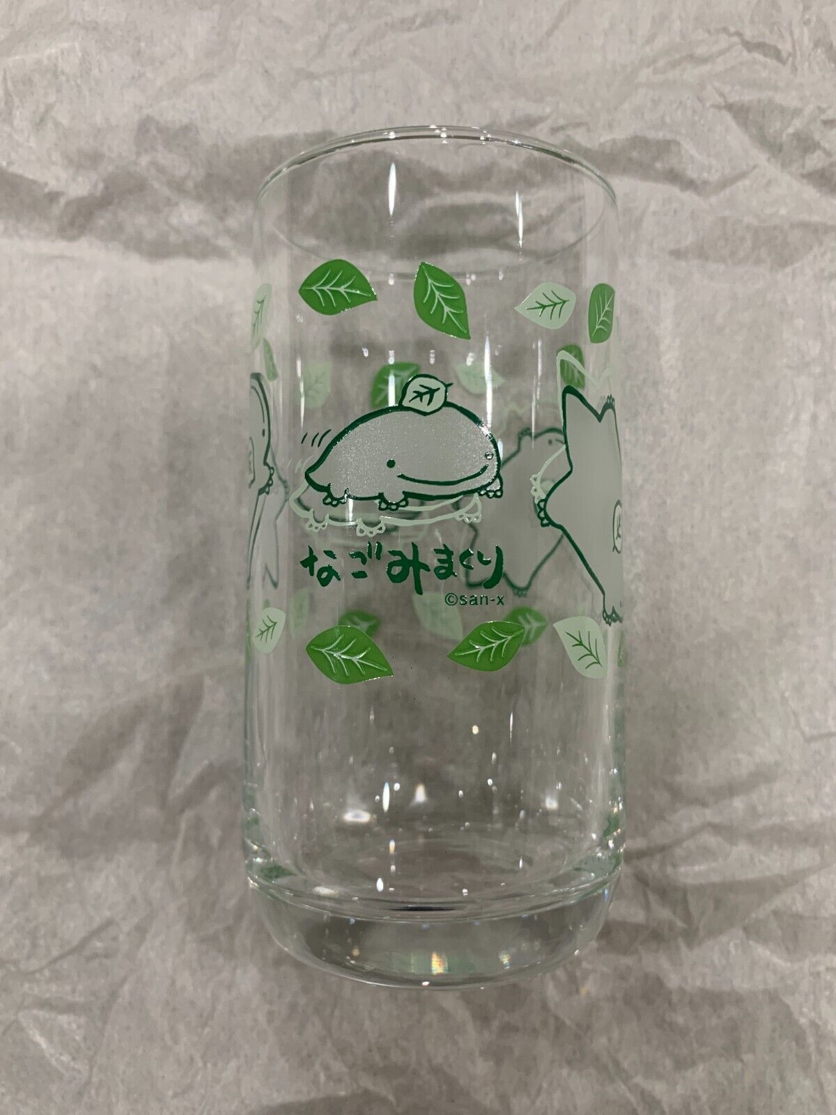 NWOT San-X Nagomimakuri Salamander Glass