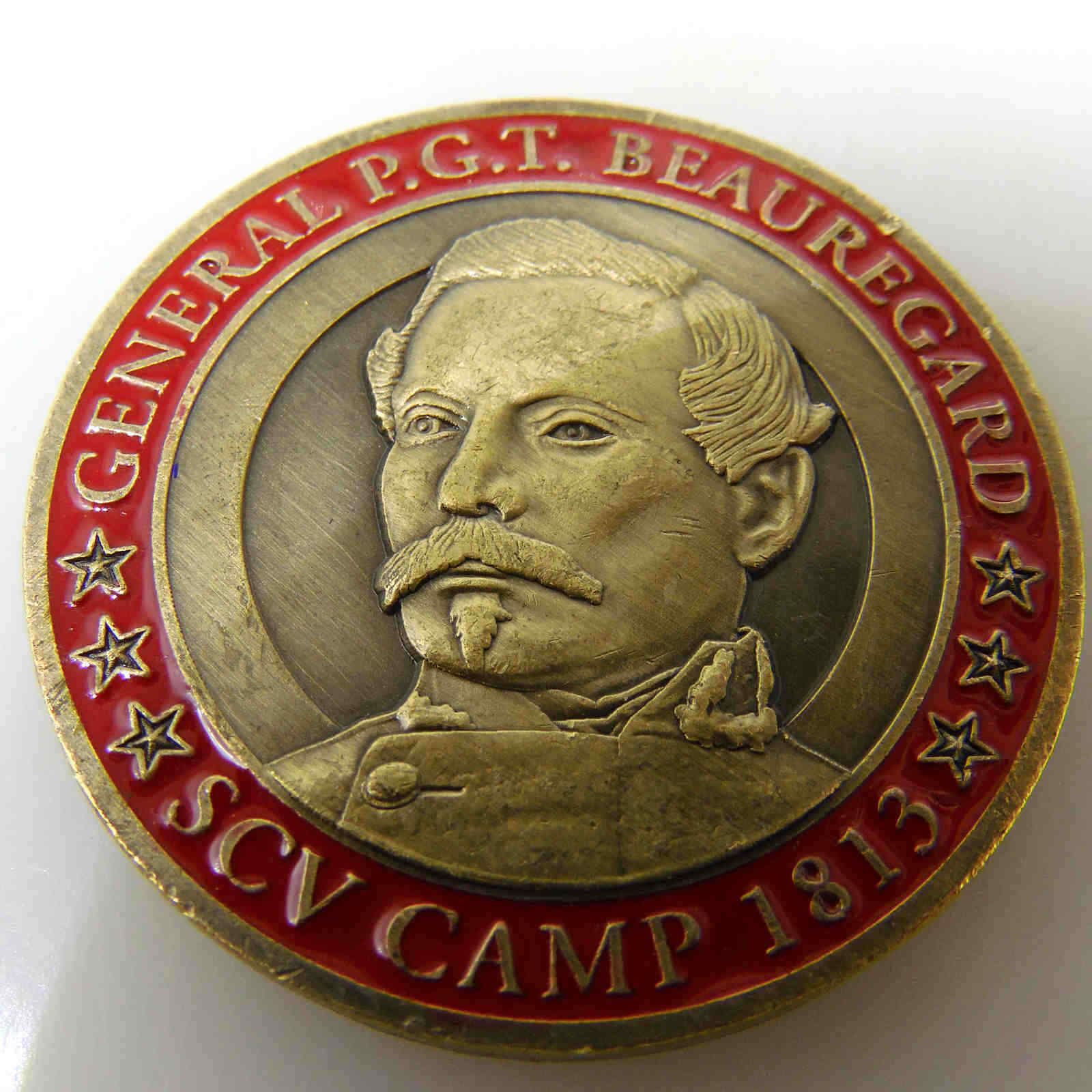GENERAL P.G.T. BEAUREGARD CHALLENGE COIN