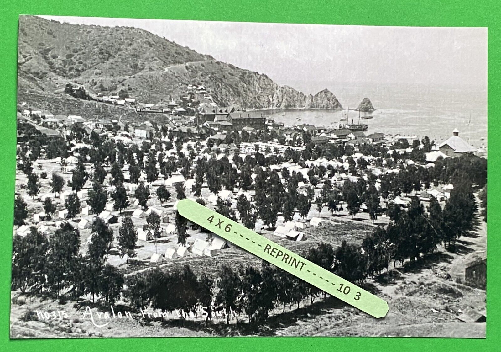 Found PHOTO of Old Town AVALON on Santa Catalina Island and Tent City