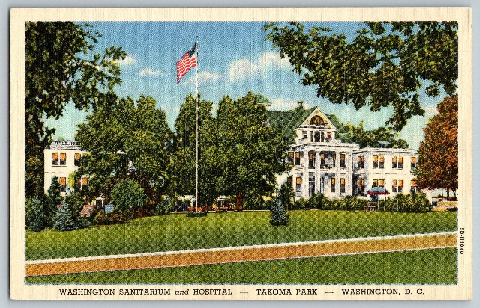 Washington, D.C - Washington Sanitarium & Hospital - Vintage Postcard