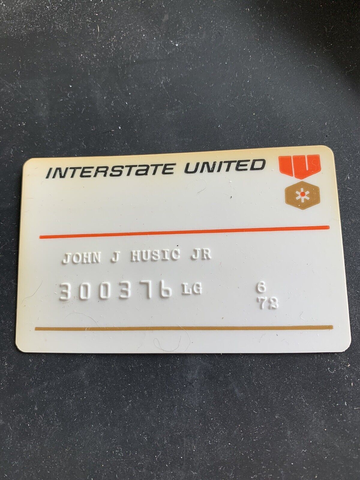 Vintage InterState United Credit Card  Food Service