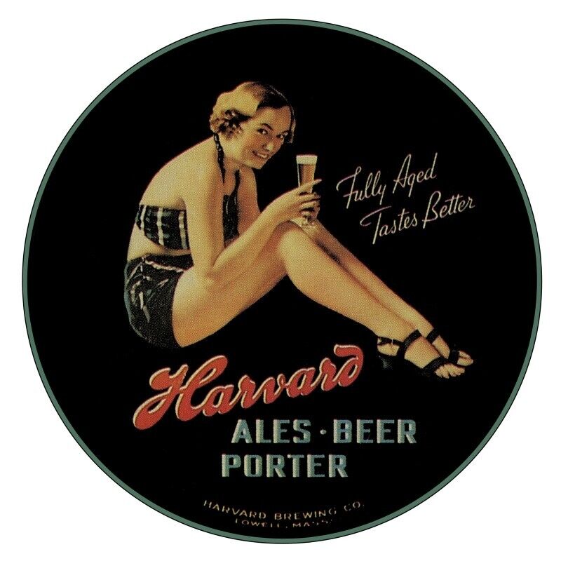Harvard Beer, Lowell Massachusetts NEW Sign: 18\
