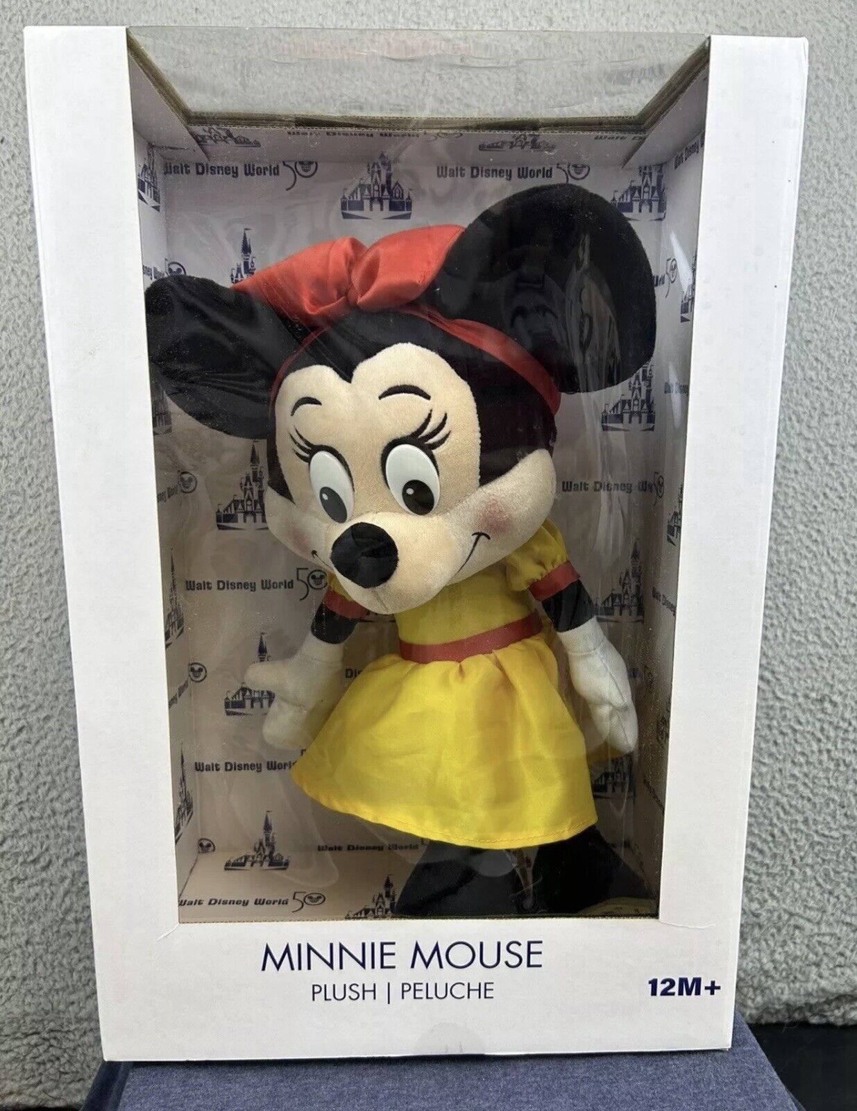 Walt Disney World Minnie Mouse Plush 50th Anniversary Vault Collection NIB VTG