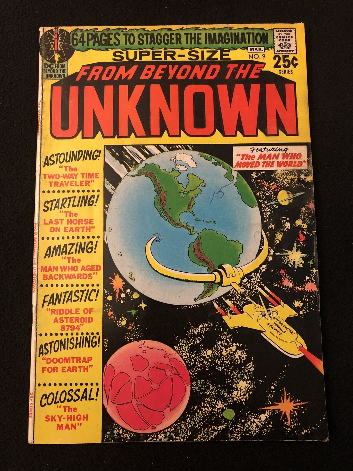 FROM BEYOND THE UNKNOWN 9 4.5 5.0 1971 DC NEAL ADAMS COVER WX