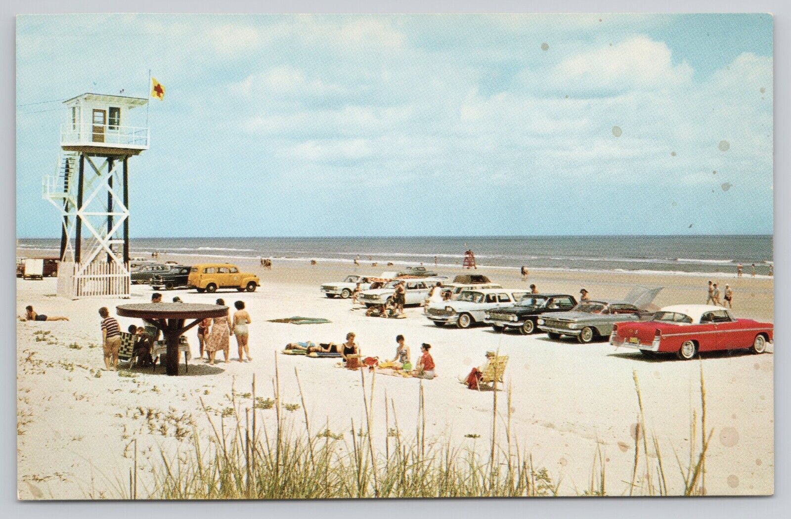 Postcard New Smyrna Beach Florida World\'s Safest Bathing Beach