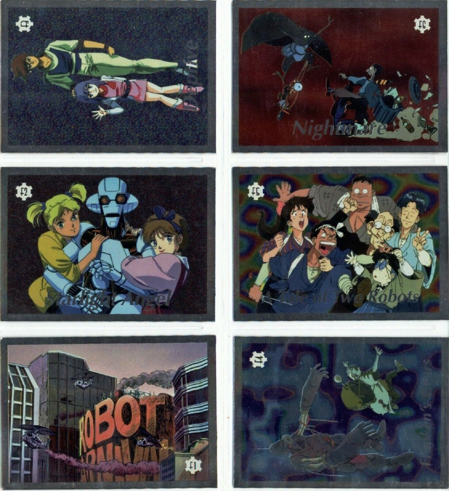 ROBOT CARNIVAL FOIL CHASE TRADING CARDS PICK ONE YOU NEED
