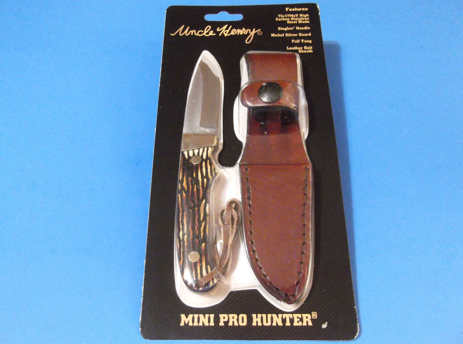 SCHRADE PH2NCP Uncle Henry MINI PRO HUNTER full tang knife 6 3/4\