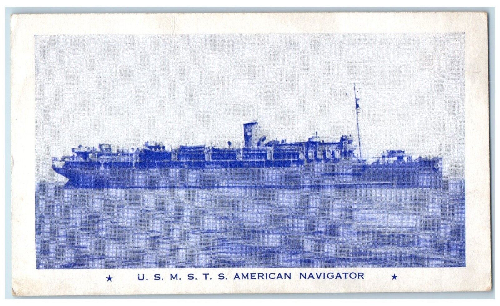 c1910's U. S. M. S. T. S. American Navigator Baltimore Maryland MD Postcard