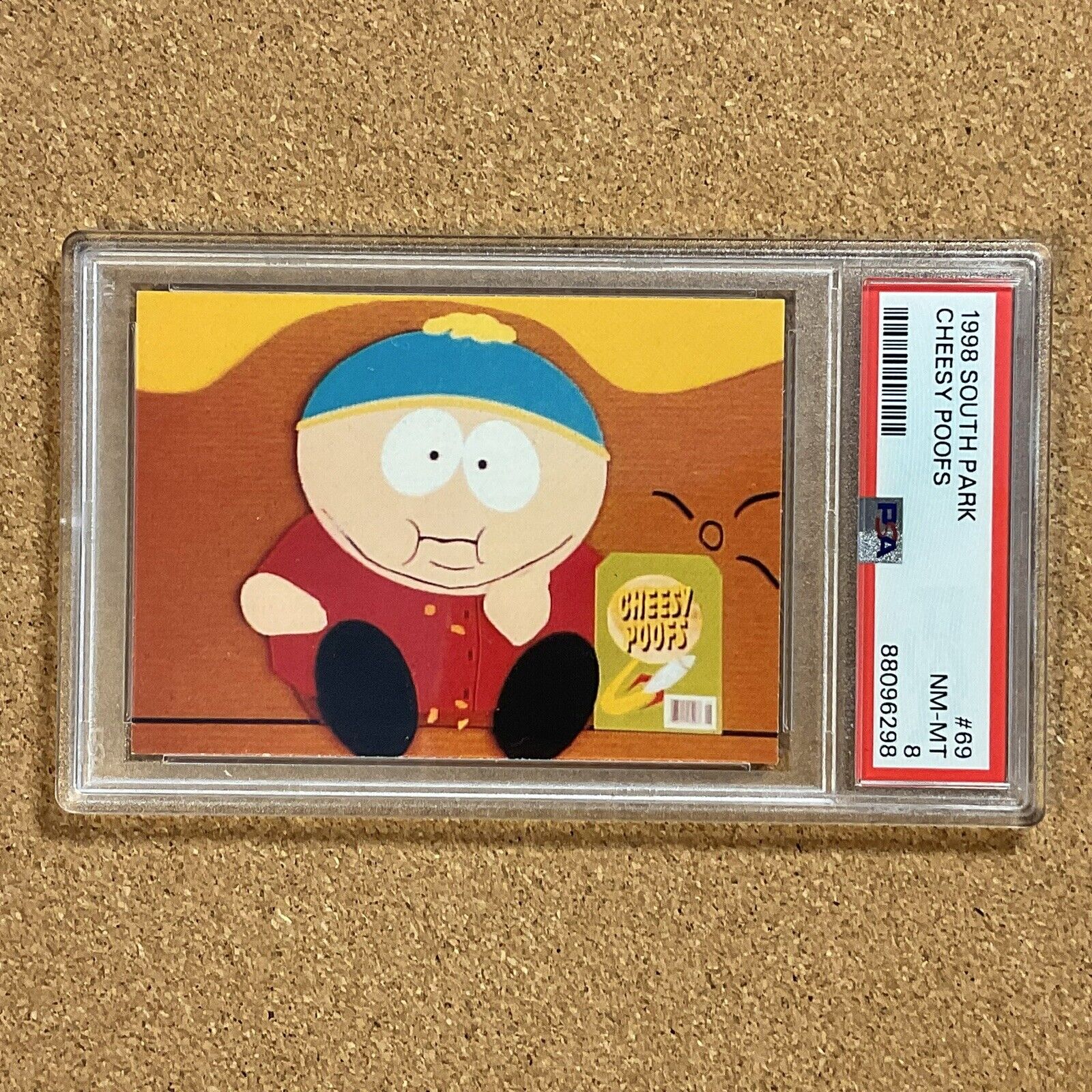 SOUTH PARK #69 CHEESY POOFS 1998 COMIC IMAGES ERIC CARTMAN - PSA 8 NM/MT