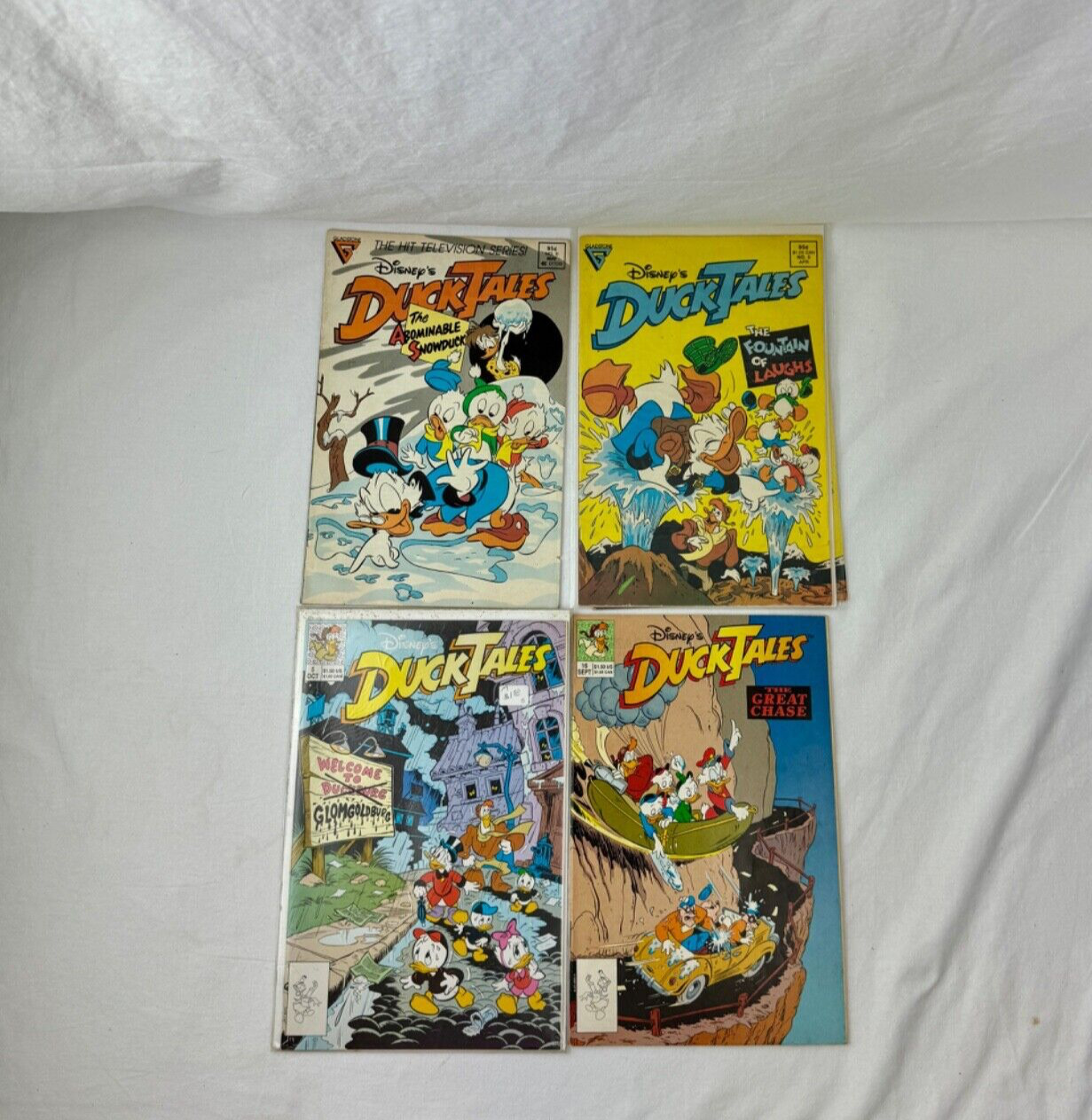 Set of Five (5) Disney's Duck Tales Comic Books