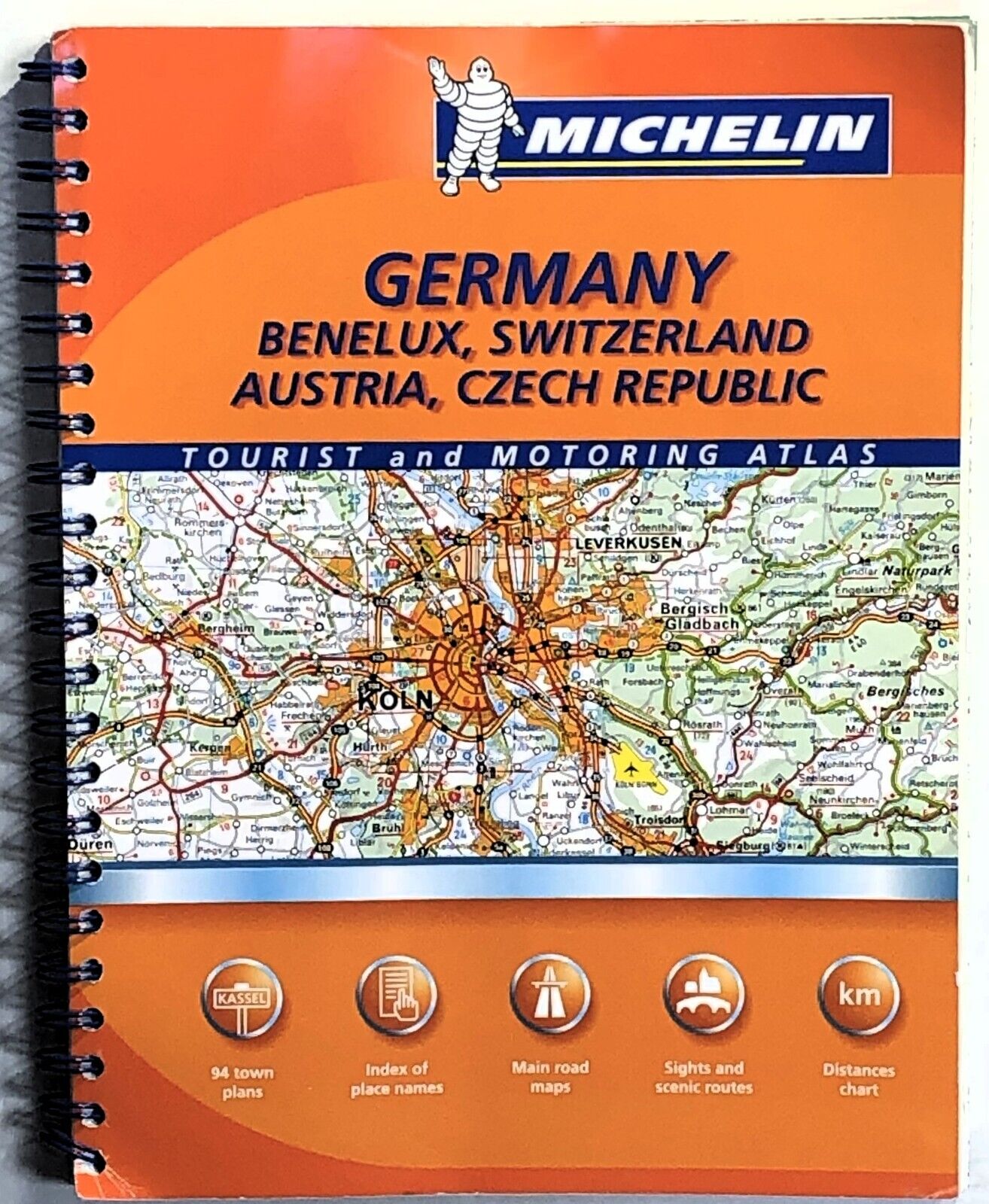 Germany Benelux Switzerland Austria Czech 2008 Michelin Highway Motoring Atlas