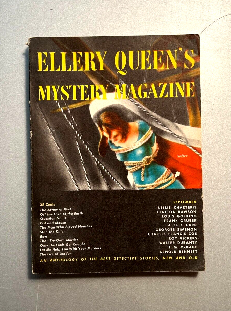Ellery Queen\'s Mystery Magazine September 1949