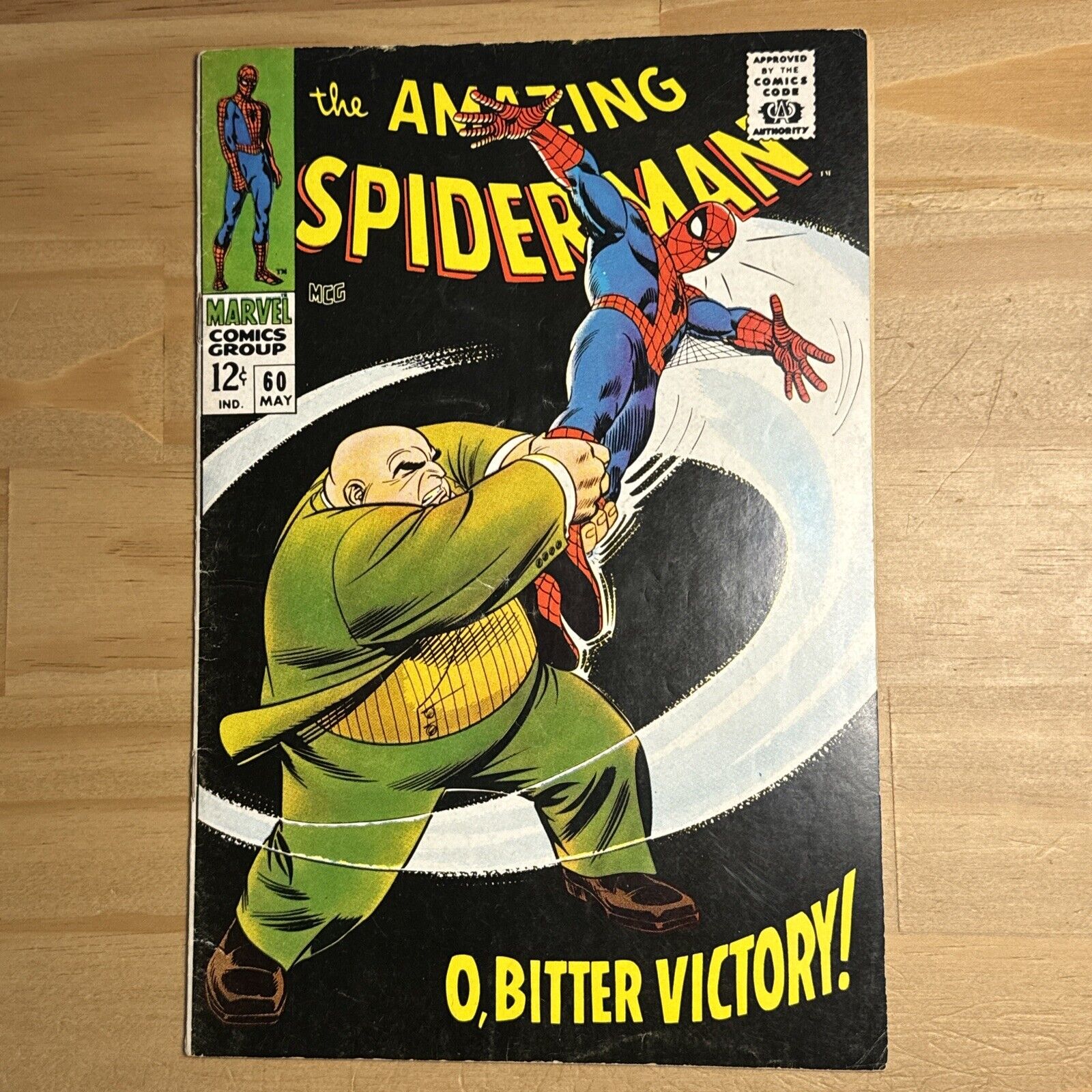 AMAZING SPIDER-MAN #60 (1968)  2nd KINGPIN COVER CLASSIC ROMITA ART G