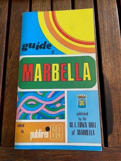 Vintage Marbella Malaga Spain Guide 1969 Great Vintage Colors and Condition