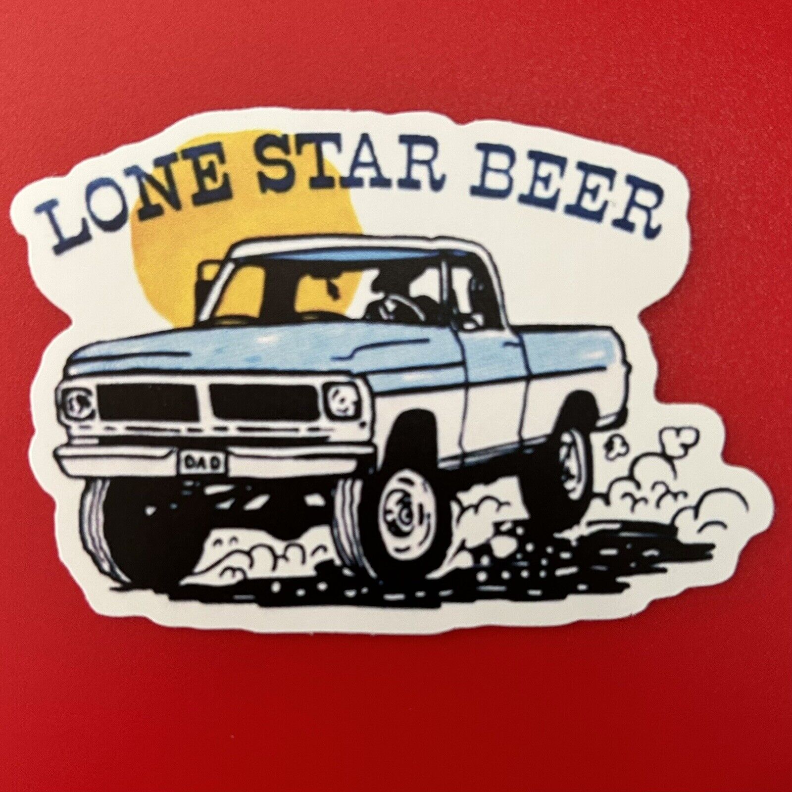 Lone Star Brewing Company Sticker Vinyl Classic Retro Vintage Beer Texas Truck