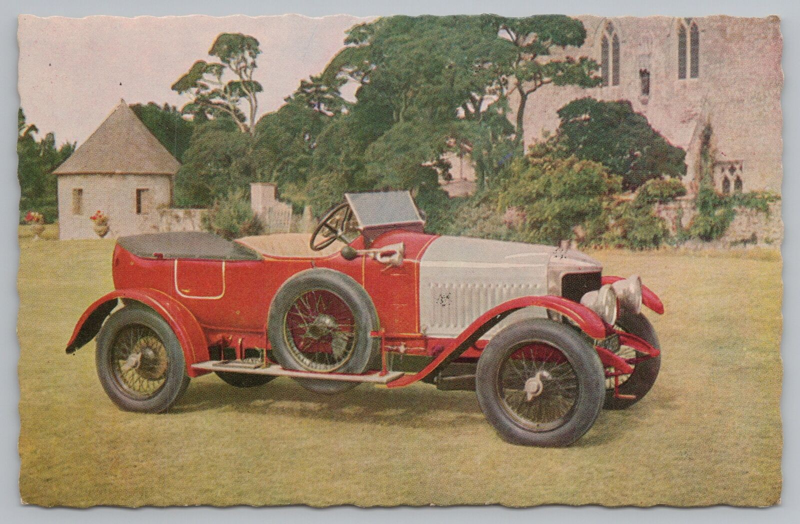 Transportation~1913 Prince Henry Vauxhall Sports Car~Vintage Postcard