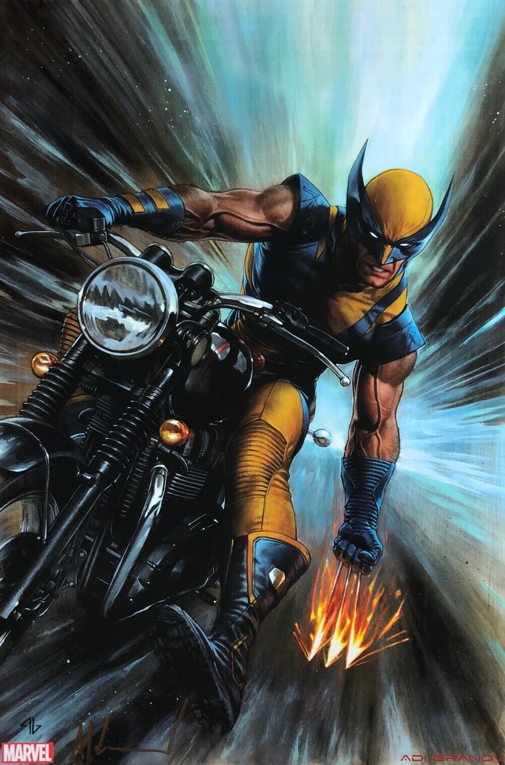 ADI GRANOV rare WOLVERINE print A3 SIGNED variant cover ART limited LAST TWO