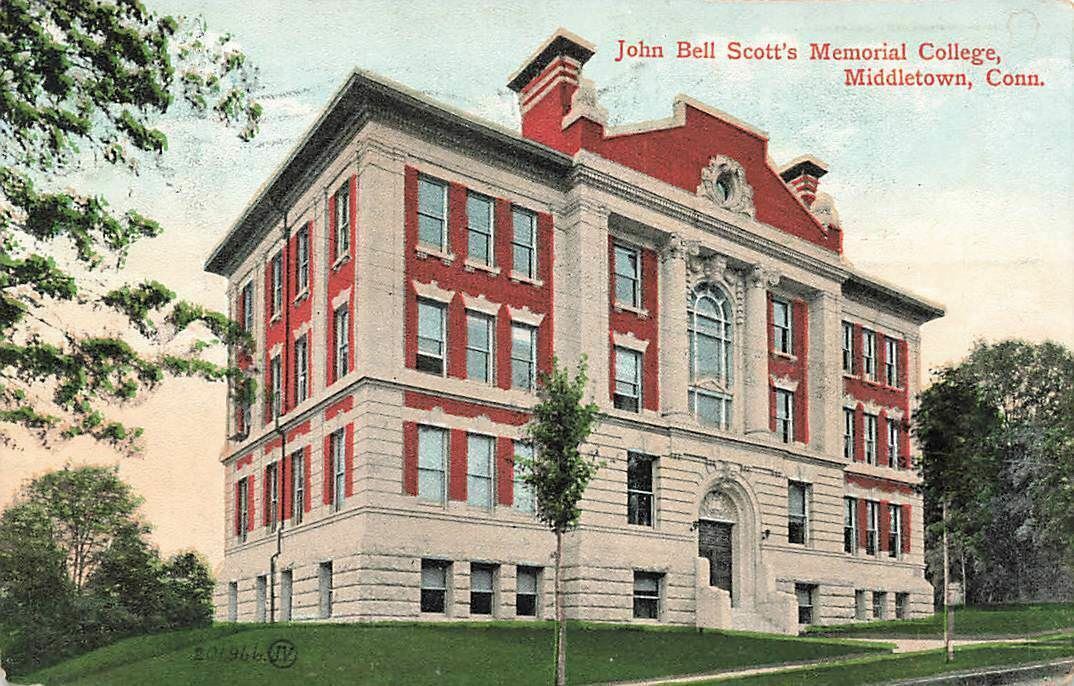 c1905 John Bell Scotts Memorial College Middletown Connecticut  P20