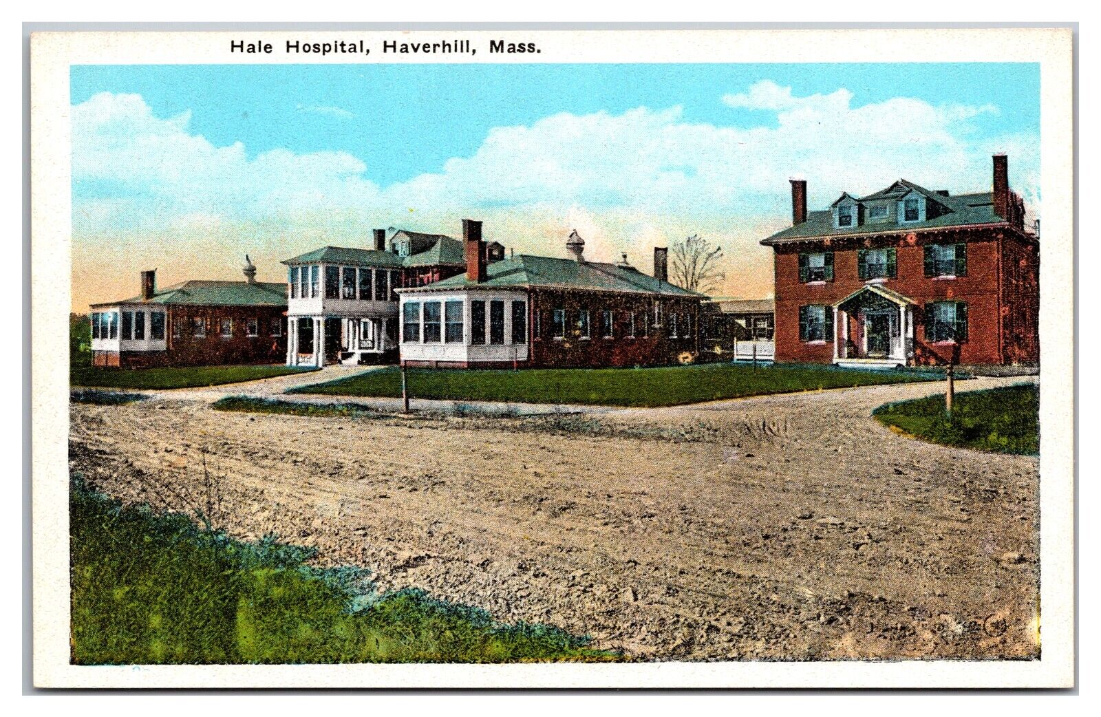 Hale Hospital, Haverhill, Massachusetts Postcard