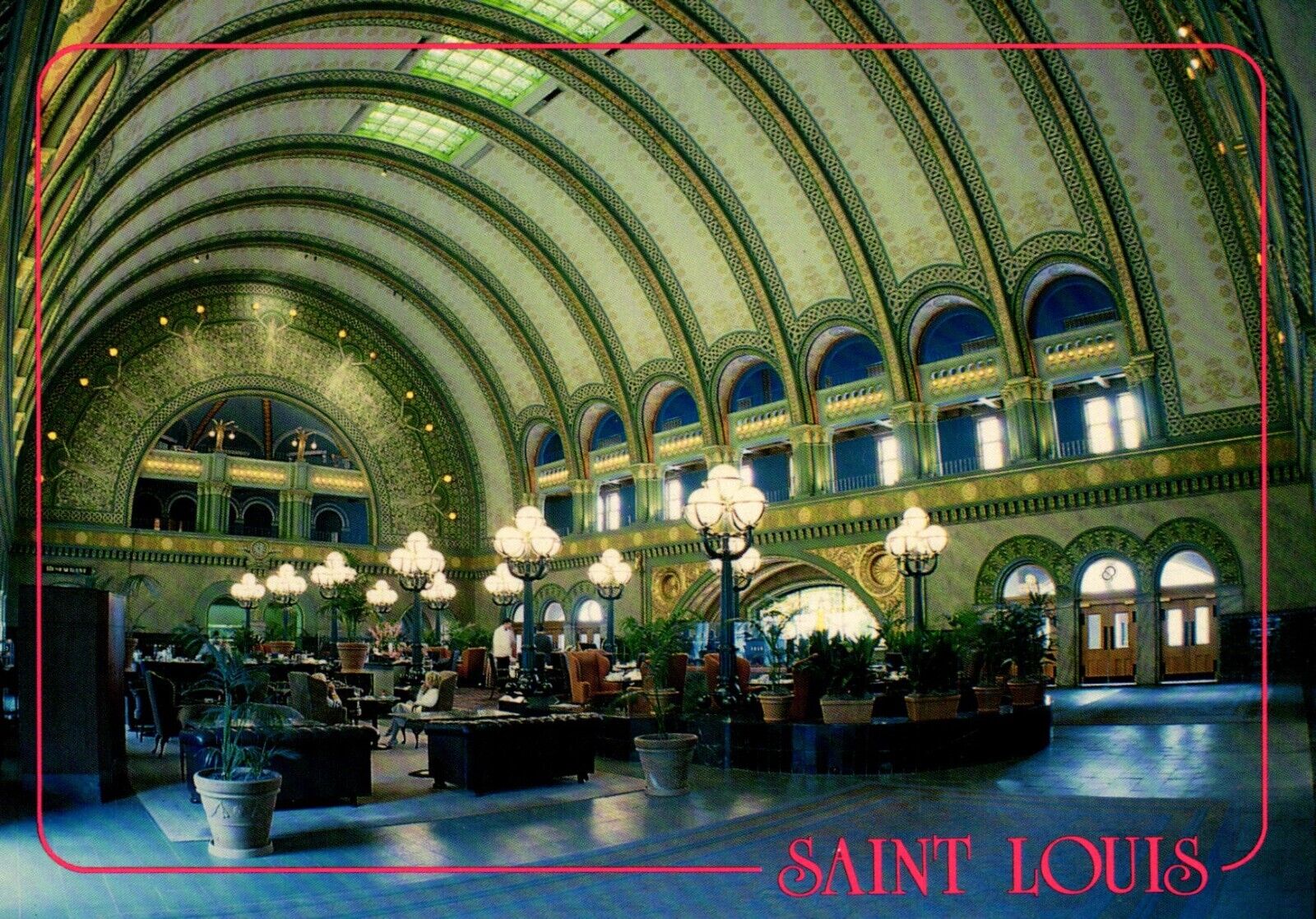 Interior Union Station St. Louis Missouri Postcard