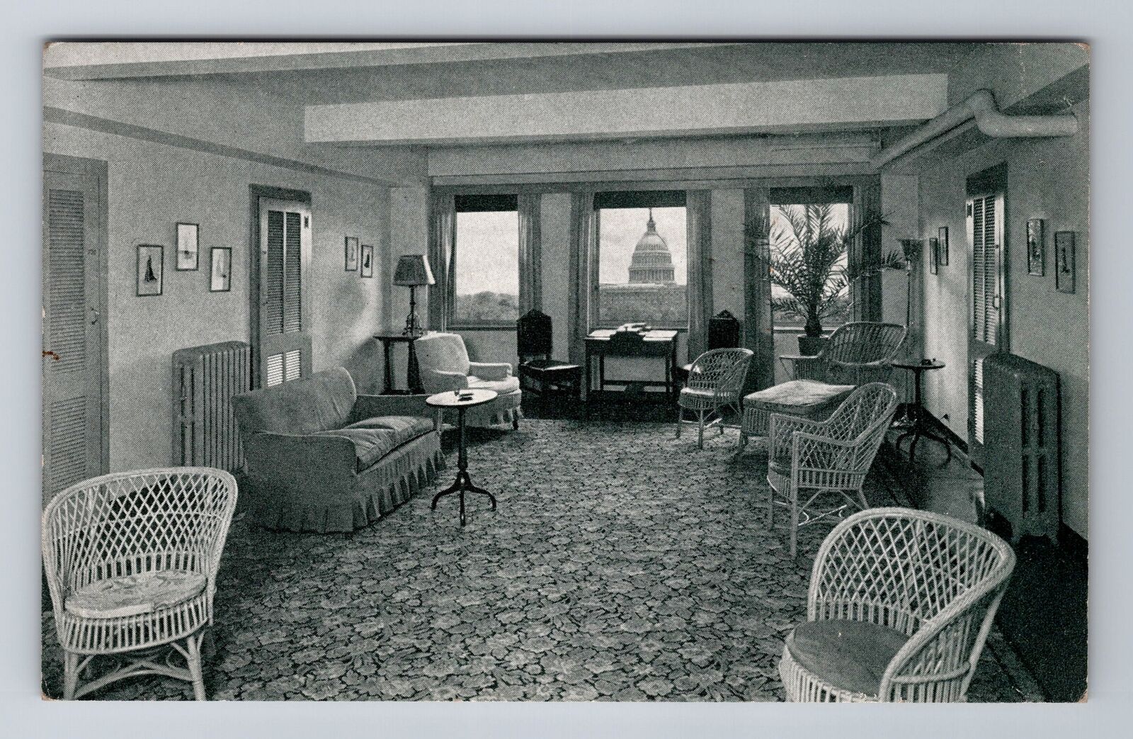 Washington DC-The Dodge Hotel, Advertising, Antique, Vintage Souvenir Postcard