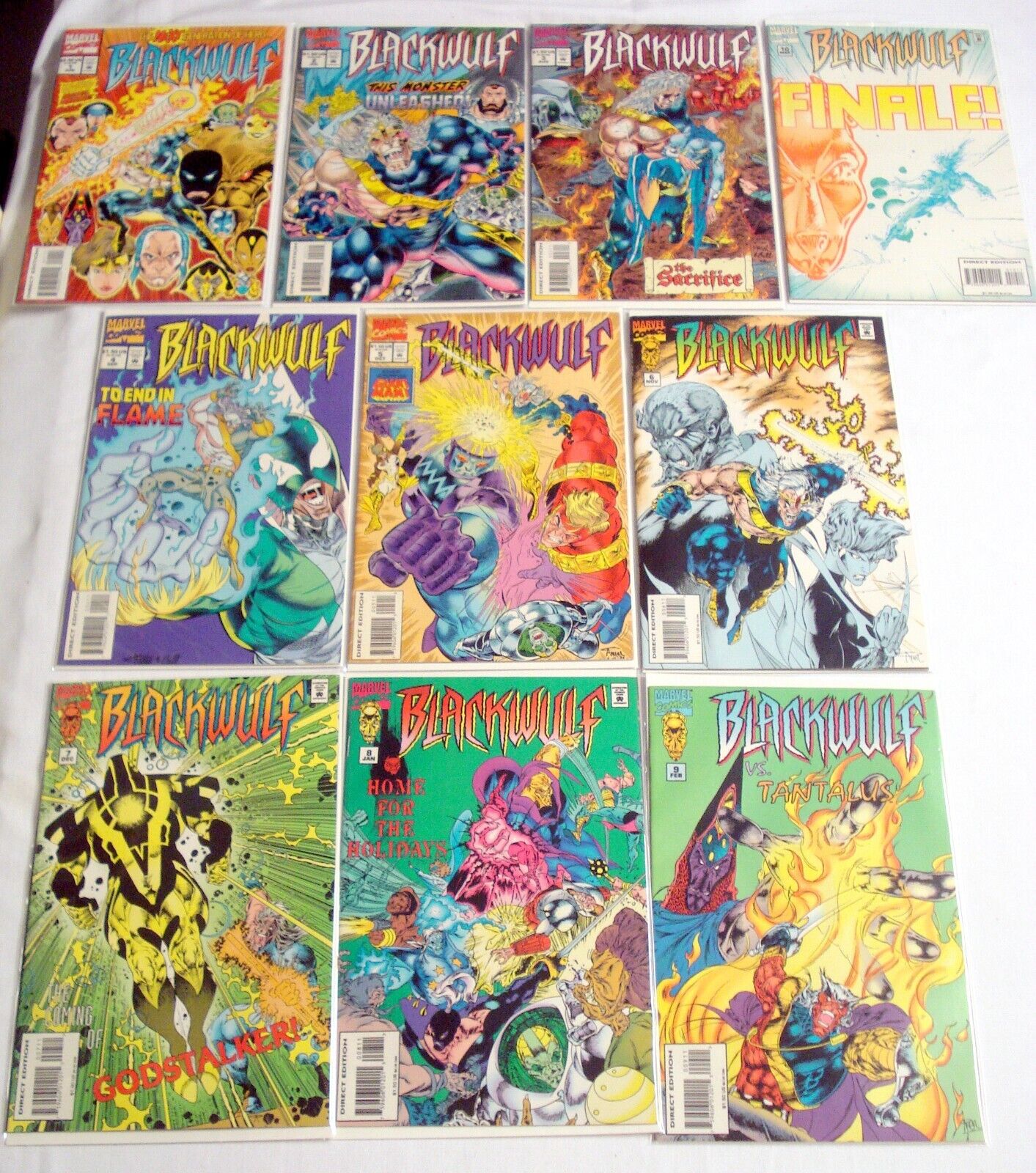 Backwulf Marvel Comics #1-#10 Complete Series Fine- 1994-1995