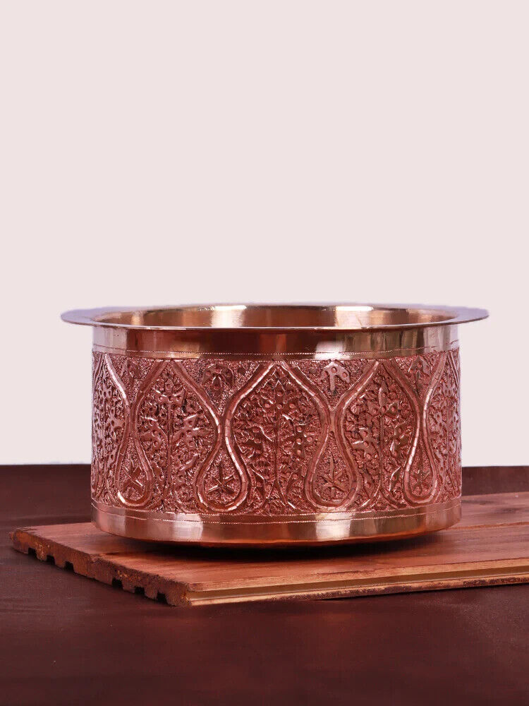 Copper Patila Or Pot A Confluence of Artistry and Function