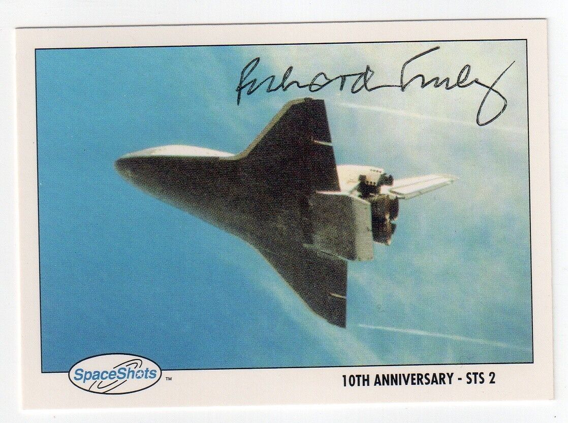 RICHARD TRULY Signed Spaceshots Card #151 - NASA Astronaut Autograph